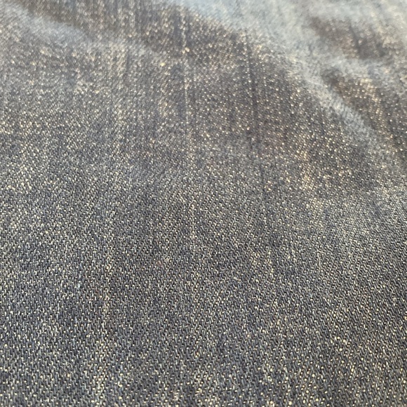 7 For All Mankind Button Fly Relaxed Flare Jeans Blue Size 31 TALL 32” - Picture 3 of 12